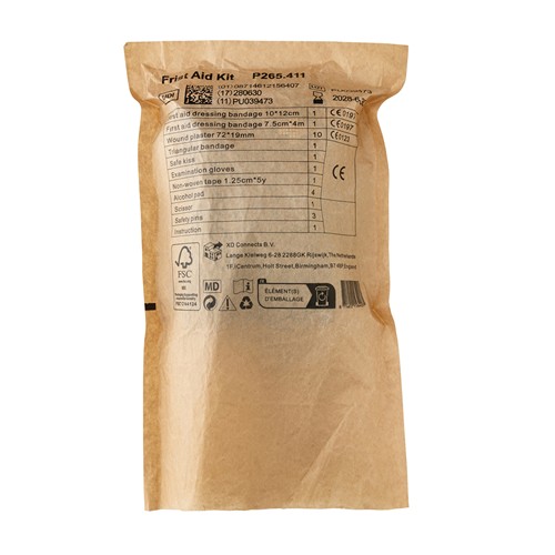 Set de premiers secours en PU nubuck recyclé RCS - 14