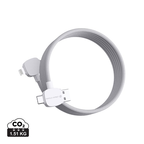 CABLE MAGNÉTICO TPE/PET RECICLADO URBAN VITAMIN STOCKTON 65W