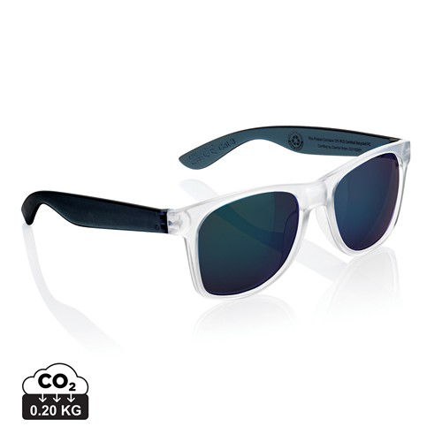 Gafas de sol con lentes de espejo de PC reciclado Gleam RCS