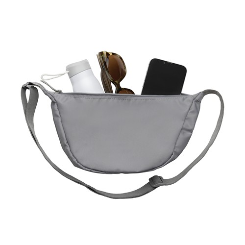 plata clara Bandolera Crescent Aware™ RPET
