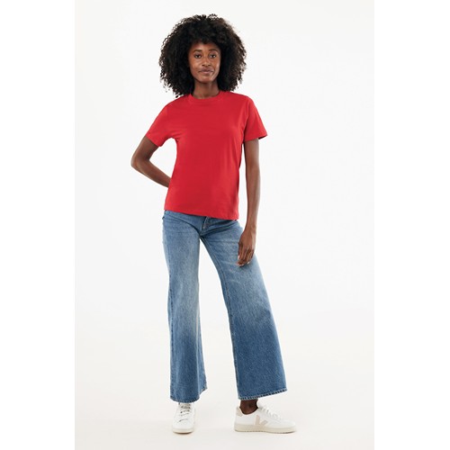 red IQONIQ Brett Camiseta Medium Weight Algodón Reciclado