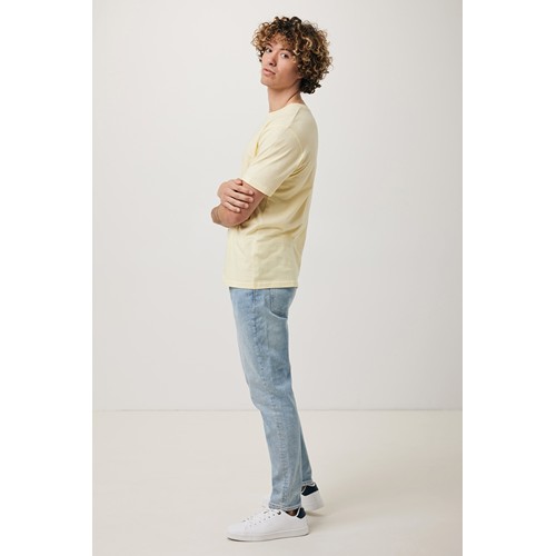 crema IQONIQ Brett Camiseta Medium Weight Algodón Reciclado