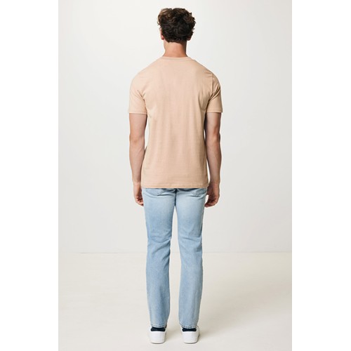 melocotón IQONIQ Brett Camiseta Medium Weight Algodón Reciclado