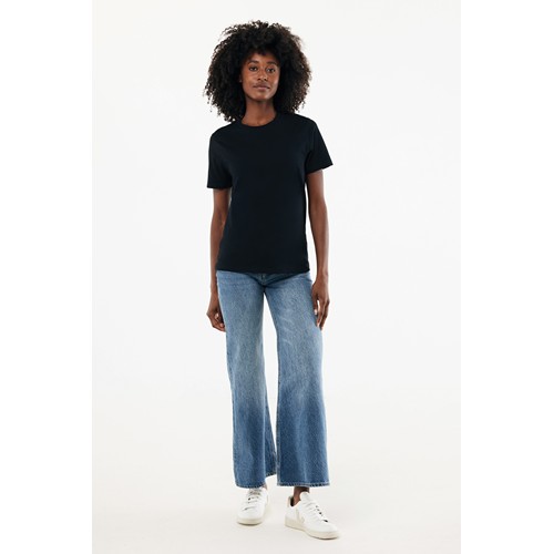 black IQONIQ Brett Camiseta Medium Weight Algodón Reciclado