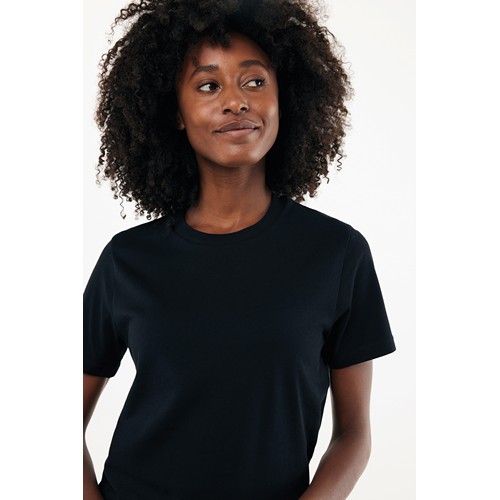 black IQONIQ Brett Camiseta Medium Weight Algodón Reciclado