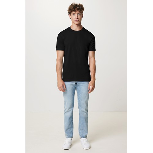 black IQONIQ Brett Camiseta Medium Weight Algodón Reciclado