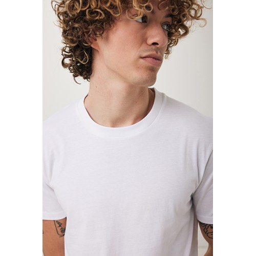 white IQONIQ Brett Camiseta Medium Weight Algodón Reciclado