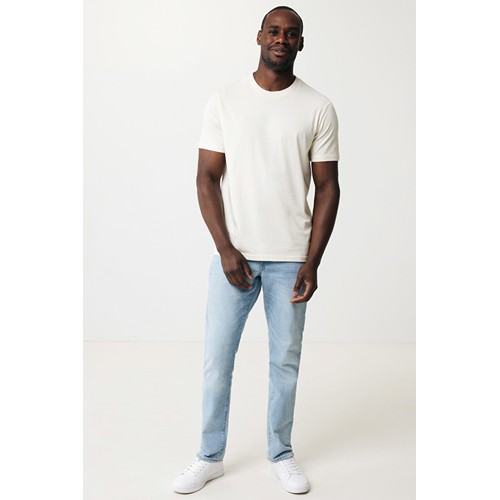 white IQONIQ Brett Camiseta Medium Weight Algodón Reciclado