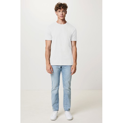 white IQONIQ Brett Camiseta Medium Weight Algodón Reciclado