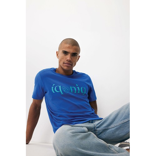 azulón IQONIQ Brett Camiseta Medium Weight Algodón Reciclado