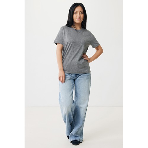 antracita claro moteado IQONIQ Brett Camiseta Medium Weight Algodón Reciclado