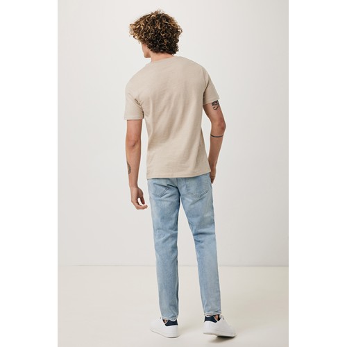 moteado de color marrón claro IQONIQ Brett Camiseta Medium Weight Algodón Reciclado