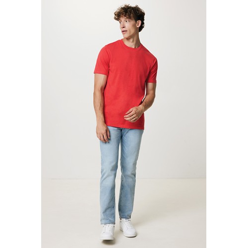 rojo claro IQONIQ Brett Camiseta Medium Weight Algodón Reciclado