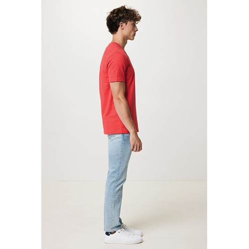 rojo claro IQONIQ Brett Camiseta Medium Weight Algodón Reciclado