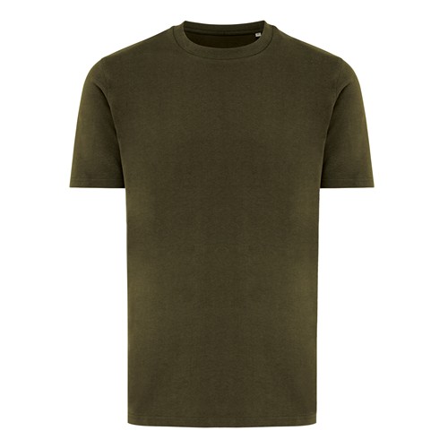 kaki IQONIQ Brett Camiseta Medium Weight Algodón Reciclado