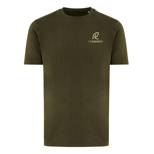 kaki IQONIQ Brett Camiseta Medium Weight Algodón Reciclado