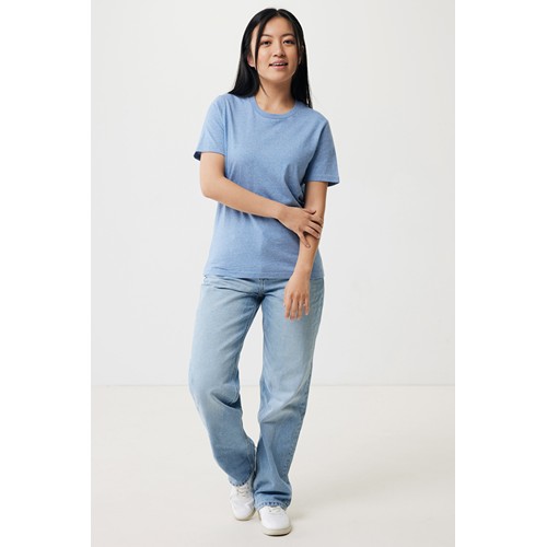 bleu clair chiné IQONIQ Brett Camiseta Medium Weight Algodón Reciclado
