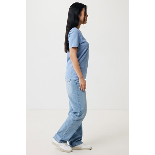 bleu clair chiné IQONIQ Brett Camiseta Medium Weight Algodón Reciclado