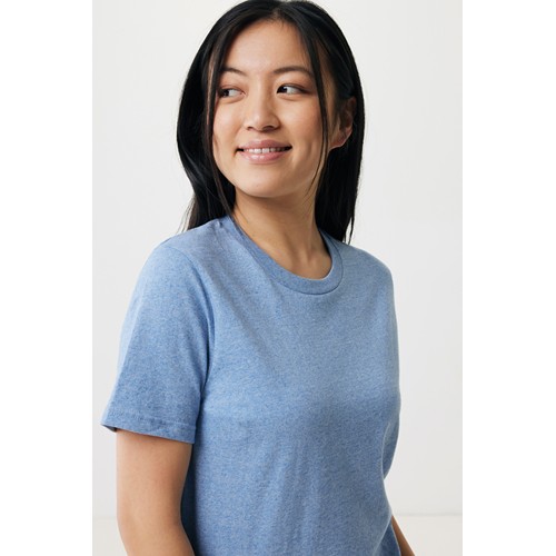 bleu clair chiné IQONIQ Brett Camiseta Medium Weight Algodón Reciclado