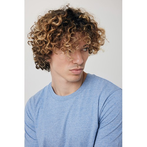 bleu clair chiné IQONIQ Brett Camiseta Medium Weight Algodón Reciclado