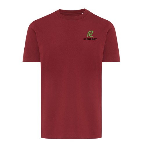 burdeos IQONIQ Brett Camiseta Medium Weight Algodón Reciclado