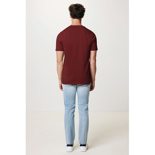 burdeos IQONIQ Brett Camiseta Medium Weight Algodón Reciclado