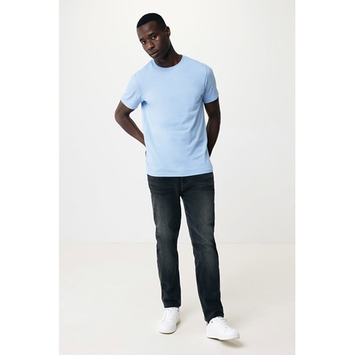 azul celeste IQONIQ Brett Camiseta Medium Weight Algodón Reciclado