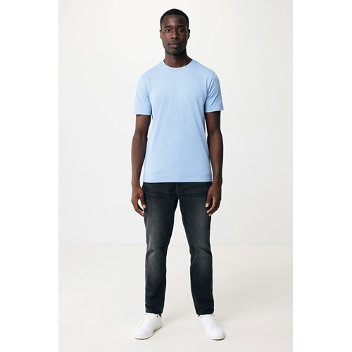 azul celeste IQONIQ Brett Camiseta Medium Weight Algodón Reciclado