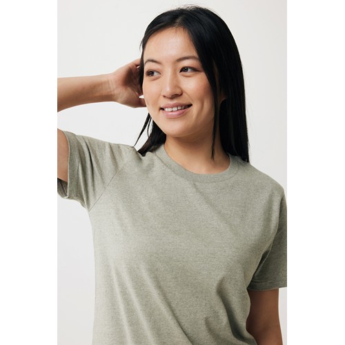 verde claro jaspeado IQONIQ Brett Camiseta Medium Weight Algodón Reciclado