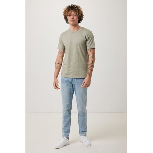 verde claro jaspeado IQONIQ Brett Camiseta Medium Weight Algodón Reciclado
