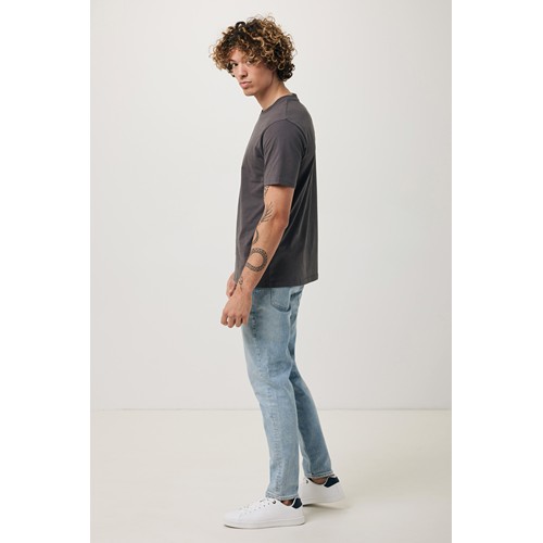 antracita IQONIQ Brett Camiseta Medium Weight Algodón Reciclado