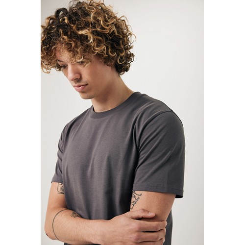 antracita IQONIQ Brett Camiseta Medium Weight Algodón Reciclado
