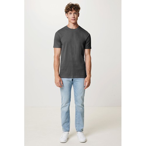 antracita IQONIQ Brett Camiseta Medium Weight Algodón Reciclado