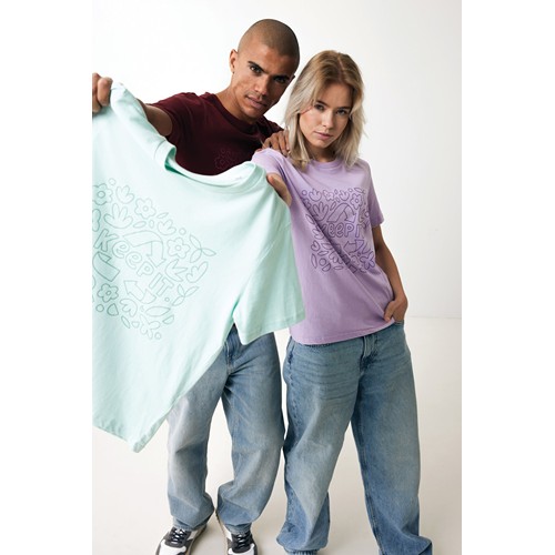 lavanda IQONIQ Brett Camiseta Medium Weight Algodón Reciclado