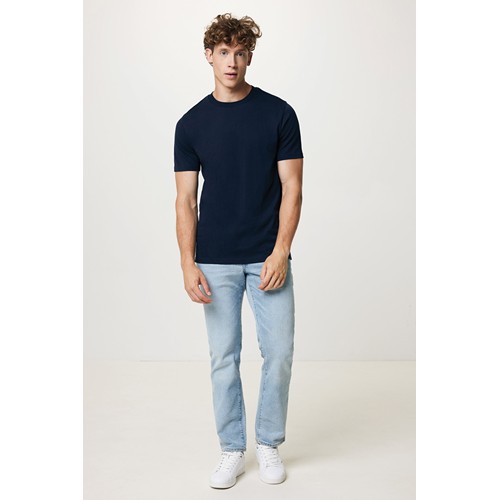 azul marino IQONIQ Brett Camiseta Medium Weight Algodón Reciclado