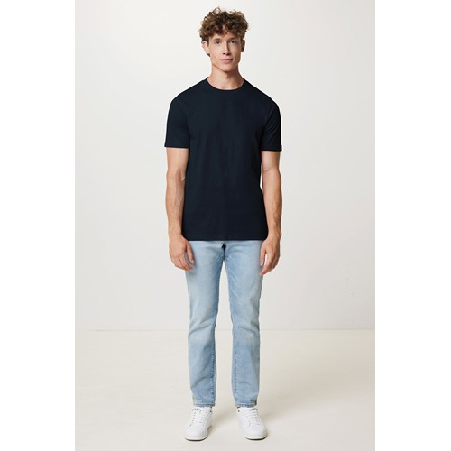 azul marino IQONIQ Brett Camiseta Medium Weight Algodón Reciclado
