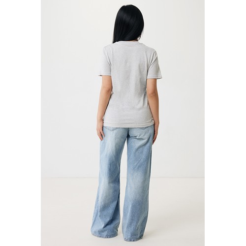moteado gris claro IQONIQ Brett Camiseta Medium Weight Algodón Reciclado