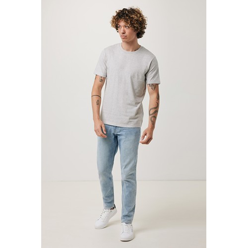 moteado gris claro IQONIQ Brett Camiseta Medium Weight Algodón Reciclado