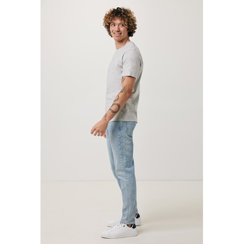 moteado gris claro IQONIQ Brett Camiseta Medium Weight Algodón Reciclado