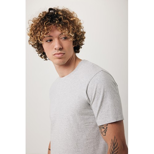 moteado gris claro IQONIQ Brett Camiseta Medium Weight Algodón Reciclado