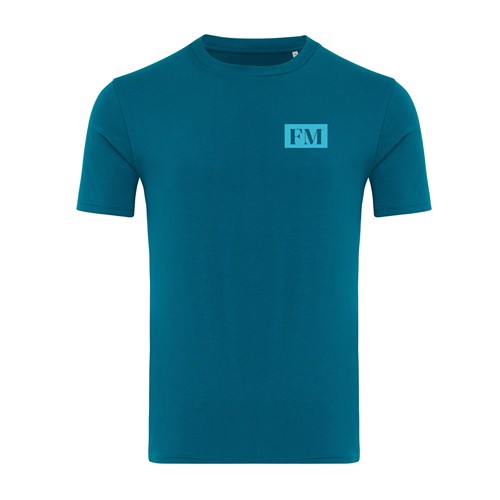 azul azulado profundo IQONIQ Brett Camiseta Medium Weight Algodón Reciclado