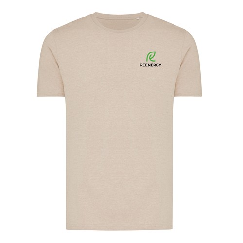 moteado de color marrón claro IQONIQ Brett Camiseta Medium Weight Algodón Reciclado