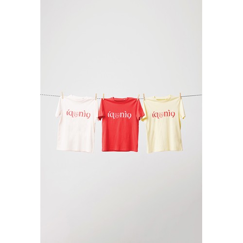 rojo claro IQONIQ Brett Camiseta Medium Weight Algodón Reciclado