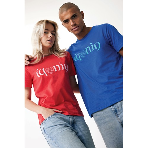 rojo claro IQONIQ Brett Camiseta Medium Weight Algodón Reciclado