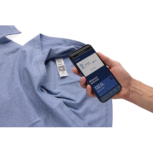 bleu clair chiné IQONIQ Brett Camiseta Medium Weight Algodón Reciclado