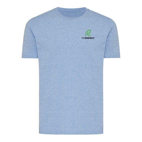 bleu clair chiné IQONIQ Brett Camiseta Medium Weight Algodón Reciclado