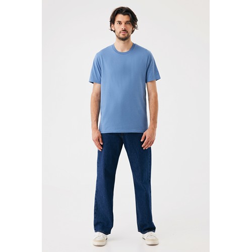 azul pato IQONIQ Brett Camiseta Medium Weight Algodón Reciclado