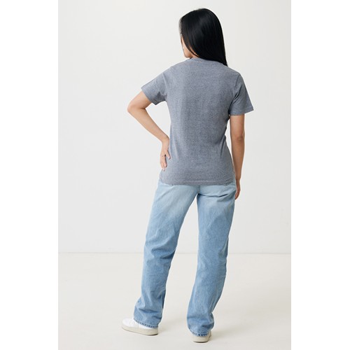 azul marino claro moteado IQONIQ Brett Camiseta Medium Weight Algodón Reciclado