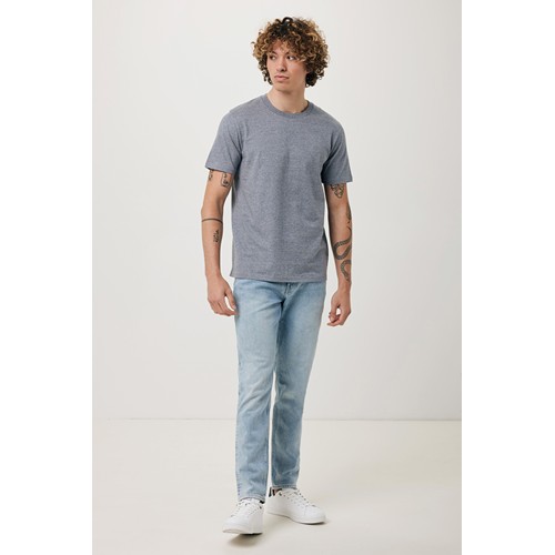azul marino claro moteado IQONIQ Brett Camiseta Medium Weight Algodón Reciclado