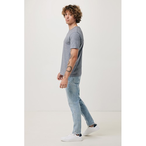azul marino claro moteado IQONIQ Brett Camiseta Medium Weight Algodón Reciclado